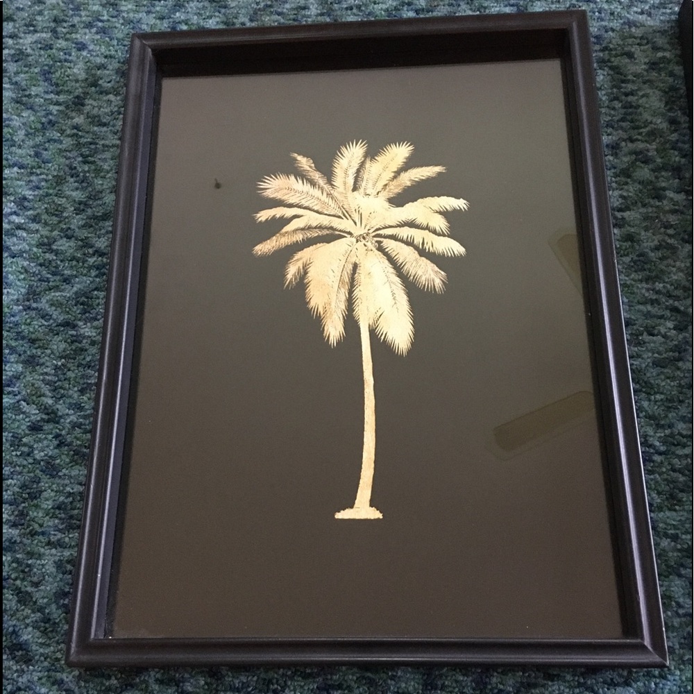 Pair Of 12 x 15.75” Palm Tree Pictures - Picture 3 of 4